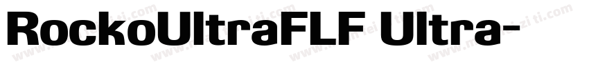 RockoUltraFLF Ultra字体转换